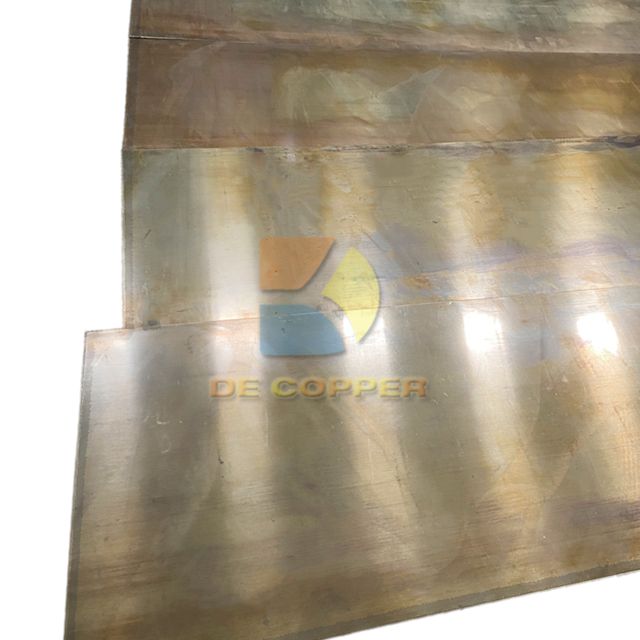 Placa de bronce de silicio